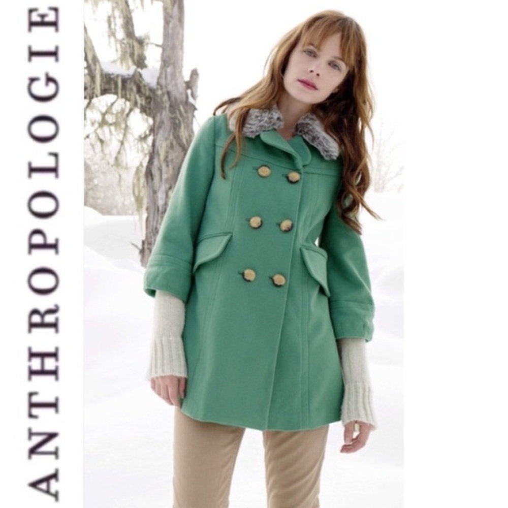 Anthropologie Idra Bracing Gale overcoat size 0